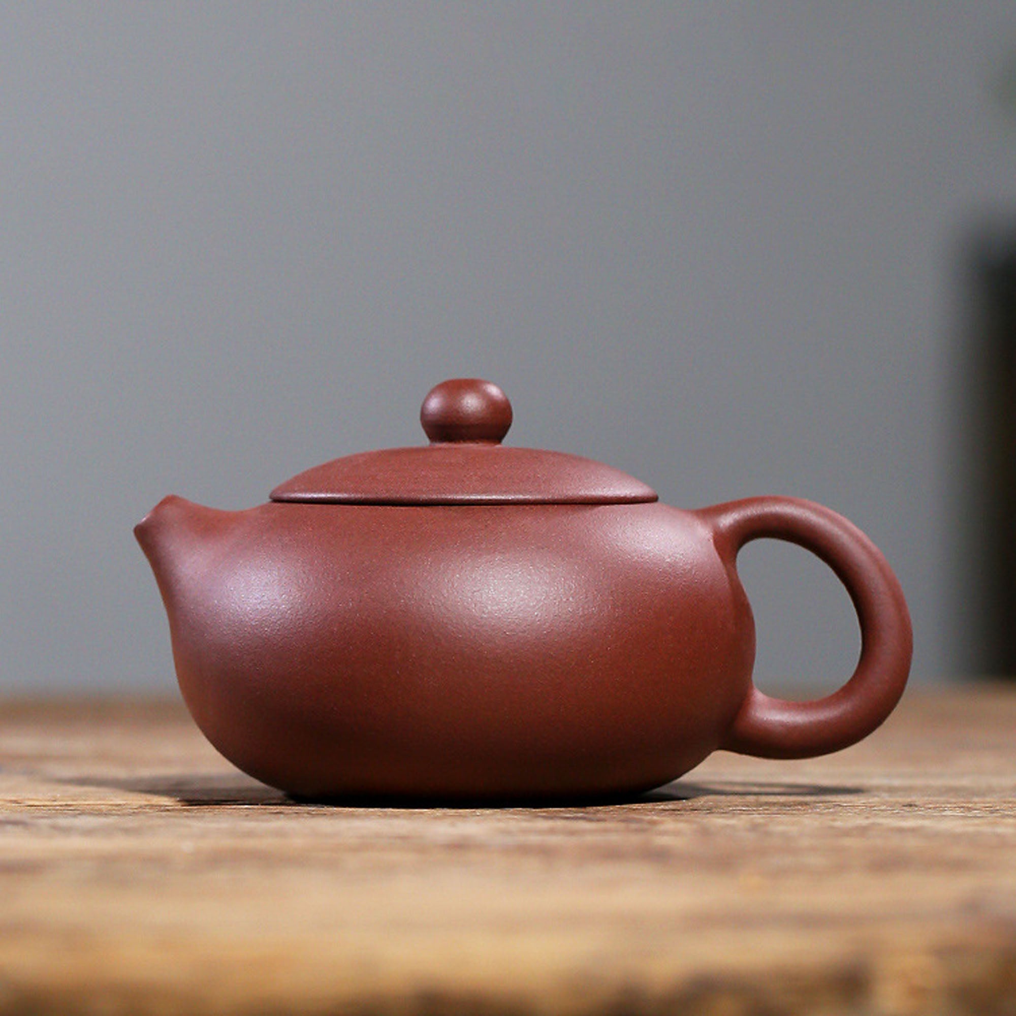 RARE Zisha Clay Qing Dynasty Carved Yixing Teapot SIGNED