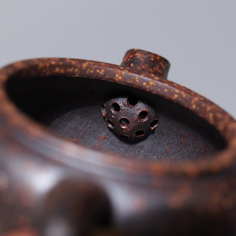 Authentic Yixing Zisha Purple Clay Mini Teapot, 140ml Capacity - theTeaCloud