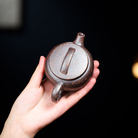 Authentic Yixing Zisha Purple Clay Mini Teapot, 140ml Capacity - theTeaCloud