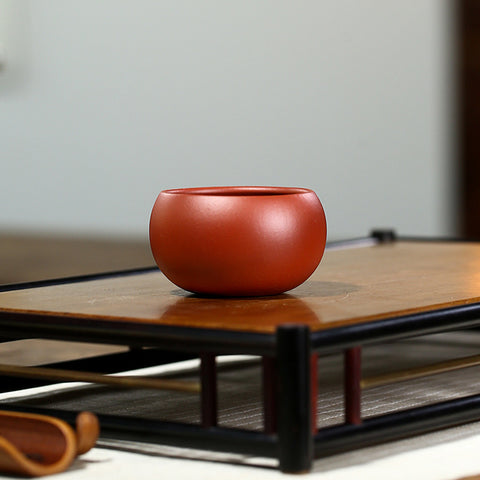 Da Hong Pao Purple Zisha Clay Tea Cup, 70ml Capacity - theTeaCloud