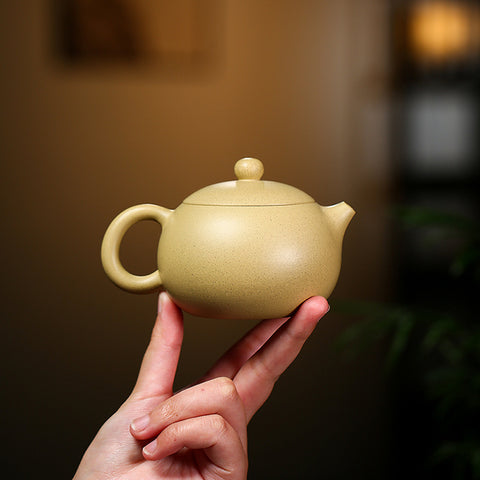 Authentic Yixing Zisha Clay Teapot, Xishi Style, 220ml Capacity - theTeaCloud