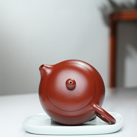 Handcrafted Yixing Zisha Teapot – Dahongpao (Red Clay) Xishi Style, 250ml and 330ml