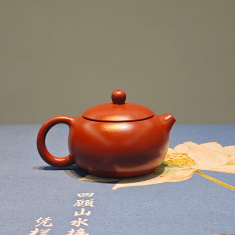 Handcrafted Yixing Zisha Teapot – Dahongpao (Red Clay) Xishi Style, 250ml and 330ml