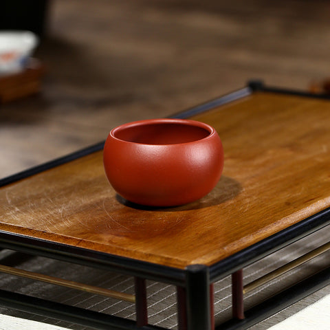 Da Hong Pao Purple Zisha Clay Tea Cup, 70ml Capacity - theTeaCloud
