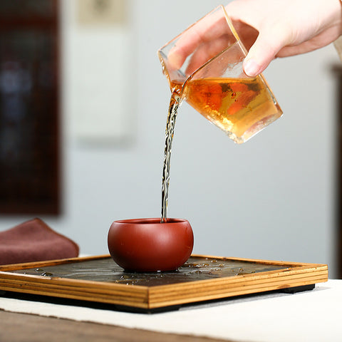 Da Hong Pao Purple Zisha Clay Tea Cup, 70ml Capacity - theTeaCloud