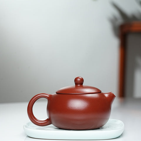 Handcrafted Yixing Zisha Teapot – Dahongpao (Red Clay) Xishi Style, 250ml and 330ml