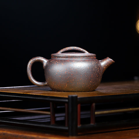Authentic Yixing Zisha Purple Clay Mini Teapot, 140ml Capacity - theTeaCloud