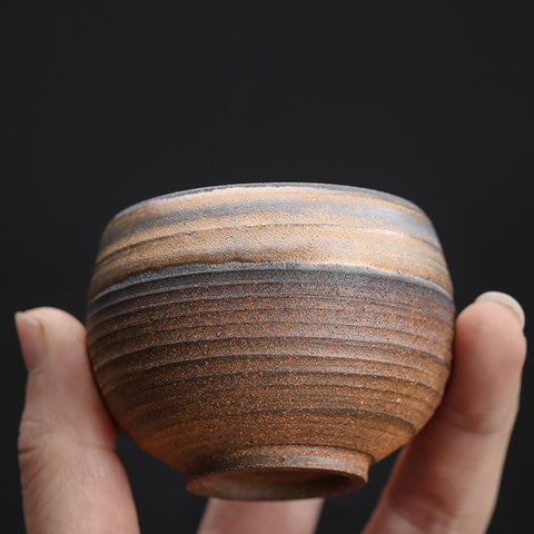 Japanese Style Gilt Glazed Ceramic Teacups, Three Styles - theTeaCloud