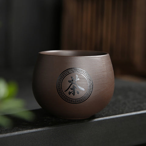 Handmade Chinese Zisha Large Size Tea Cup - theTeaCloud