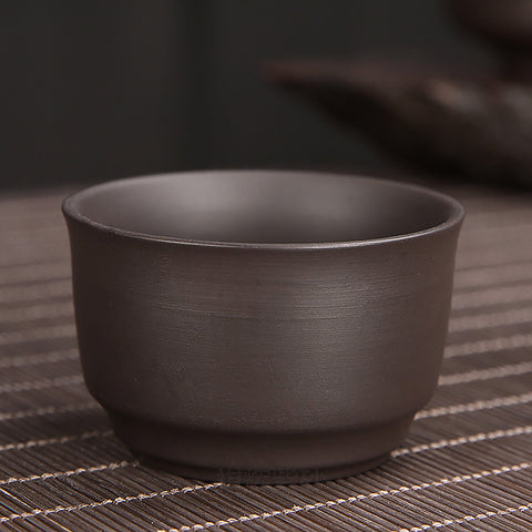 Pairs of Handmade Chinese Zisha Purple Mud Medium Size Tea Cup Combo - theTeaCloud