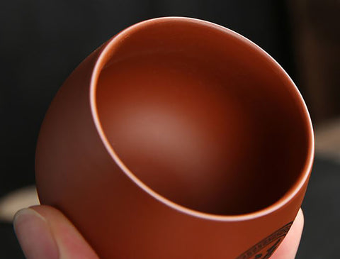 Handmade Chinese Zisha Large Size Tea Cup - theTeaCloud