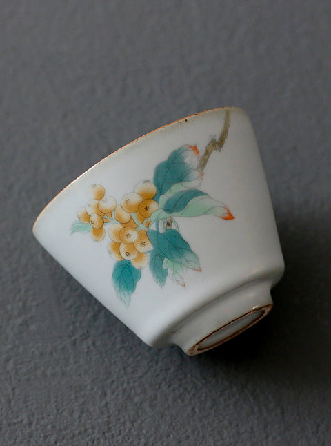 Handmade RUYAO Porcelain Teacup Value Set 5 cups - theTeaCloud