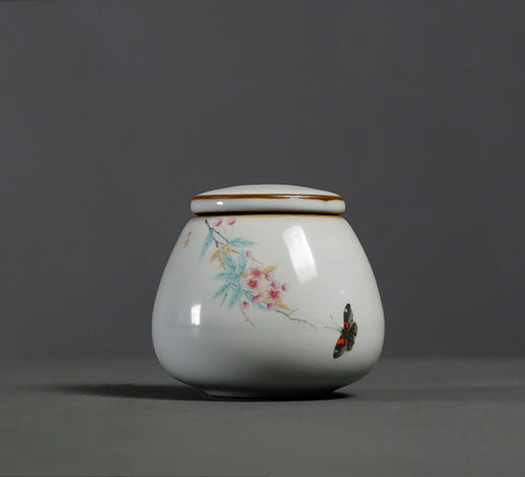 Handmade RUYAO/Ru Kiln Small Size Porcelain Tea Canisters Tea Jars Tea Storage - theTeaCloud
