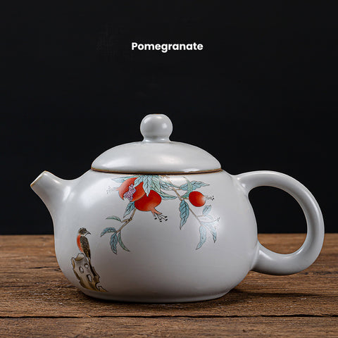 Hand Painted Ceramic Xishi Style Teapot - theTeaCloud