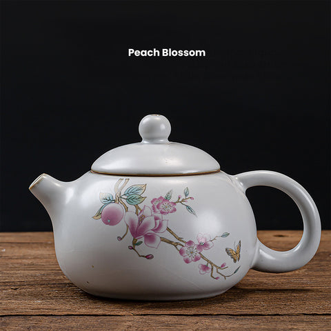 Hand Painted Ceramic Xishi Style Teapot - theTeaCloud