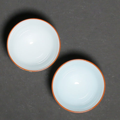 Handmade Flower Relief Carving Ceramic Teacup, Espresso Cup, Sake Cup Sets, Set of 6 with Gift Package - theTeaCloud