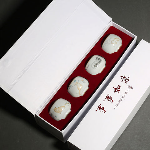 Cat Graphic Ceramic Tea Cup and Sets with Gift Box - theTeaCloud
