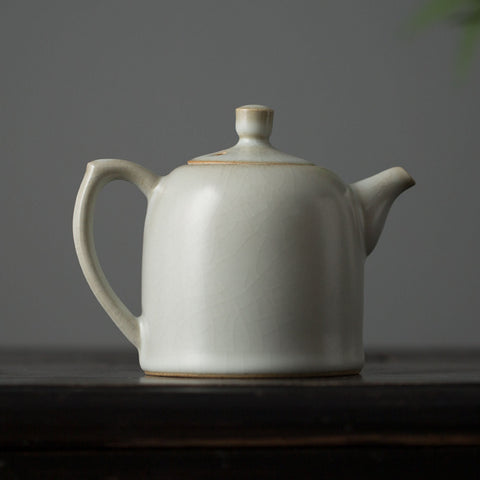 Hand Painted Lotus and Bird Chinese Teapot and Teacup - theTeaCloud