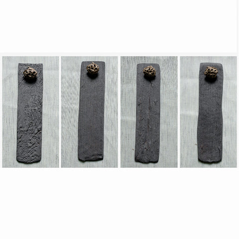 Hand Crafted Pottery Lotus Heart Incense Holder - theTeaCloud
