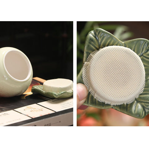 Ceramic Peach Tea Cans, Mini Peach Tea Caddy, Table Decor, Birthday Gifts - theTeaCloud