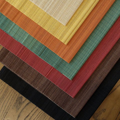 Multi-color Extra Fine Natural Bamboo Tea Mat, Place Mat, Tea Set Accessory in Various Colors - theTeaCloud