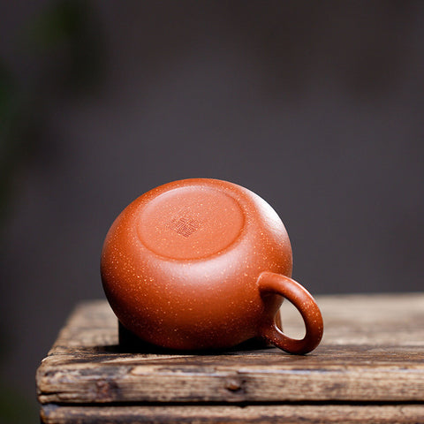 Handmade Yixing Zisha Teapot, Traditional Chinese Long Xue Sha Clay Xishi Teapot 200ml/8.5oz