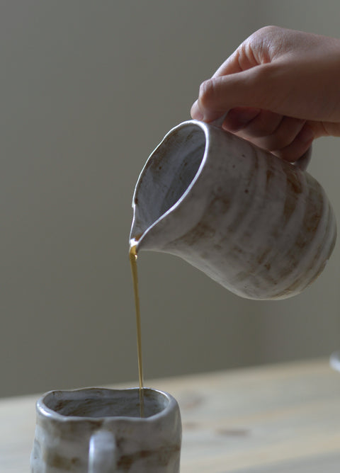 Handmade Ceramic Pour-Over Coffee Set Dripper & 300ml Coffee Mug