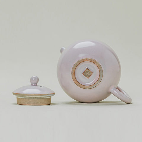 Celadon Teapot with Sunflower Cup – Minimal Tea Set