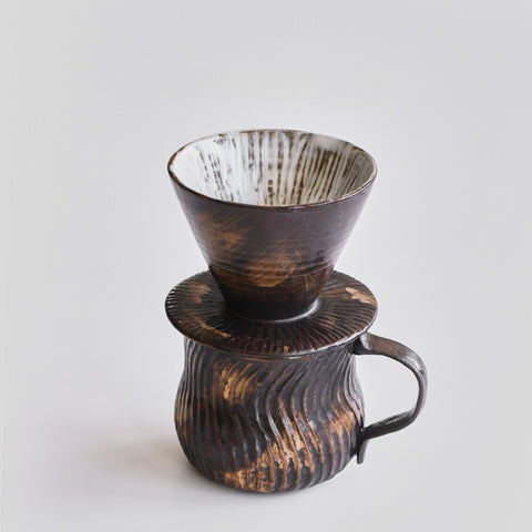 Handmade Ceramic V60 Pour-Over Coffee Set