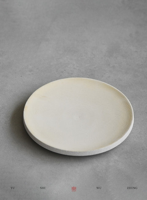 Zen Karesansui Ceramic Incense Holder – Minimal Japanese Sand Garden Style