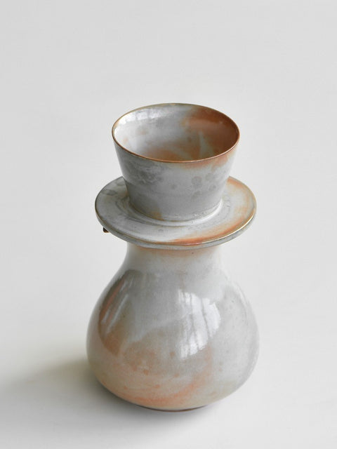 Handmade Shino-Style Ceramic Pour-Over Coffee Set Dripper & Coffee Server | 590ml