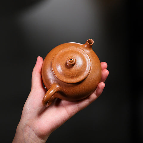 Handmade Yixing Jiangpo Zisha Clay Teapot, 200ml Capacity