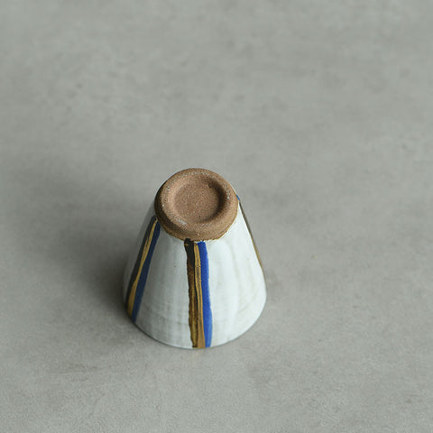 Hand-Painted Ceramic Tea Cup – Minimal Gongfu Style