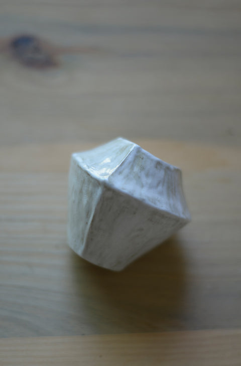 Handcrafted Wabi-Sabi Ceramic Ikebana Vase