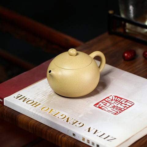 Authentic Yixing Zisha Clay Teapot, Xishi Style, 220ml Capacity - theTeaCloud