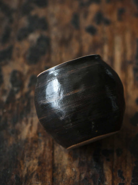 Handmade Japanese-Style Ceramic Tea Canister