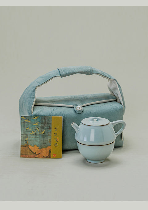 Celadon Tea Set – Teapot & Cup Gift Box