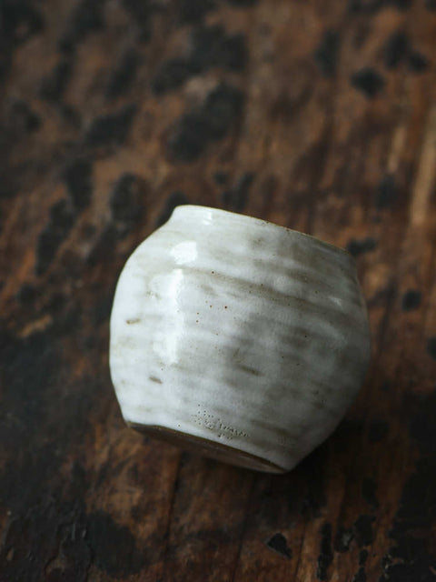Handmade Japanese-Style Ceramic Tea Canister