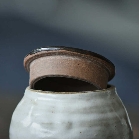 Handmade Japanese-Style Ceramic Tea Canister