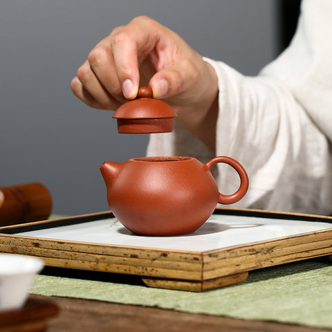Handmade Yixing Jiangpo Purple Clay Zisha Teapot - 125 ml Small Capacity Gongfu Teapot