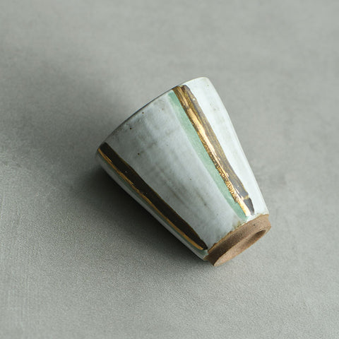 Hand-Painted Ceramic Tea Cup – Minimal Gongfu Style