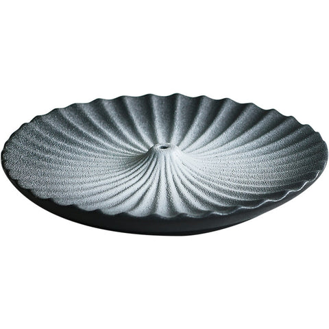 Fuji-Inspired Ceramic Incense Plate – Minimal Zen Incense Holder