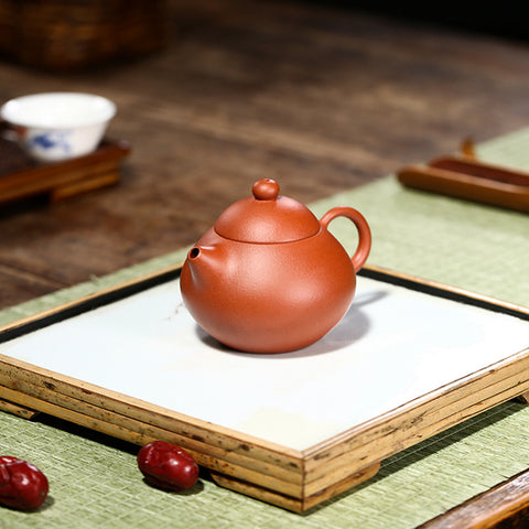 Handmade Yixing Jiangpo Purple Clay Zisha Teapot - 125 ml Small Capacity Gongfu Teapot