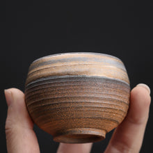 Load image into Gallery viewer, Japanese Style Gilt Glazed Ceramic Teacups, Three Styles
