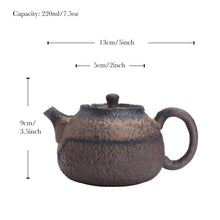 Load image into Gallery viewer, Gilt Glazed Ceramic Teapot
