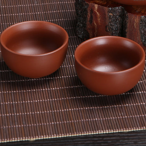 Pairs of Handmade Chinese Zisha Tea Cup