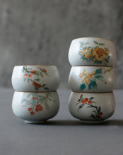 Load image into Gallery viewer, Handmade RUYAO Porcelain Teacup Value Set 5 cups
