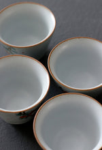 Load image into Gallery viewer, Handmade RUYAO Porcelain Teacup Value Set 5 cups
