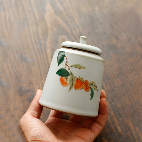 Handmade RUYAO/Ru Kiln Porcelain Tea Canisters Tea Jars Tea Storage 50g