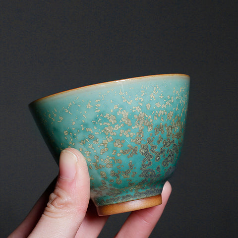Handmade Ceramic Teacup Set, Chinese Porcelain Teacup Set, Wedding Gift, Couple Cup, Espresso Cup Set